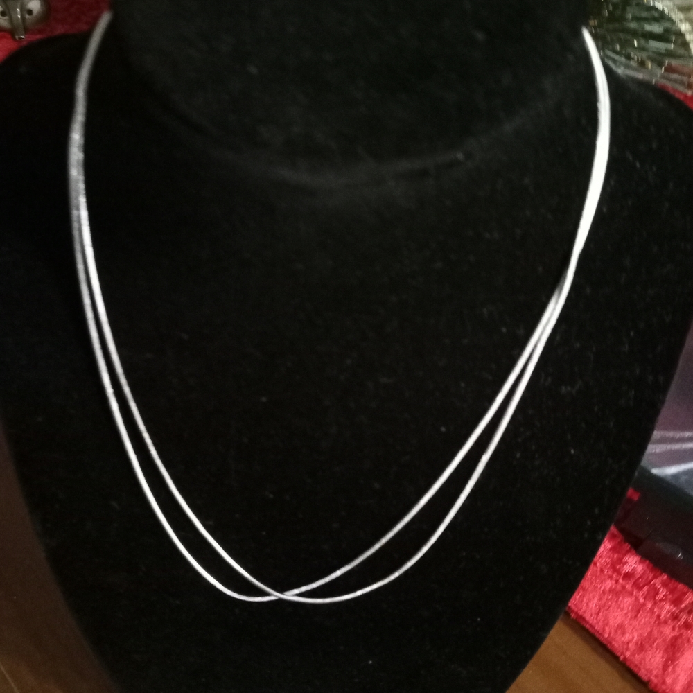 16" sterling silver chain